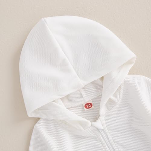 Fall Baby Clothes Newborn Boy Girl Hoodie Romper Long Sleeve Jumpsuit Winter - Image 4