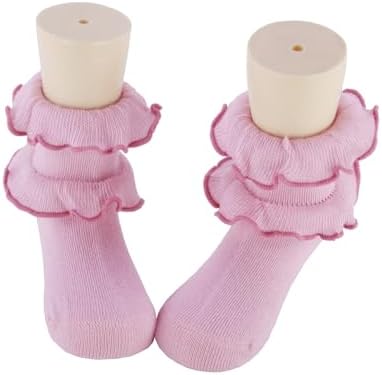 PrinceSasa Little Baby Girl Princess Lace Ruffles Socks Set - Image 4