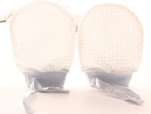 Cute Boys Girls Cotton No Scratch Gloves Drawstring Adjustable Mittens - Image 7