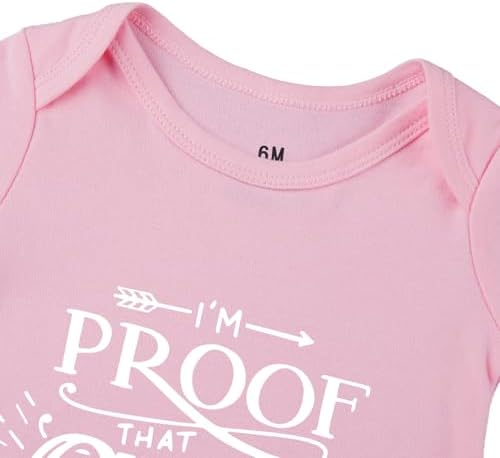 listery I'M Proof That God Answers Prayers Baby Bodysuit Baby Religious Infant - Image 4