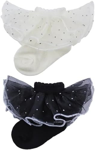PrinceSasa Little Baby Girl Princess Lace Ruffles Socks Set - Image 2