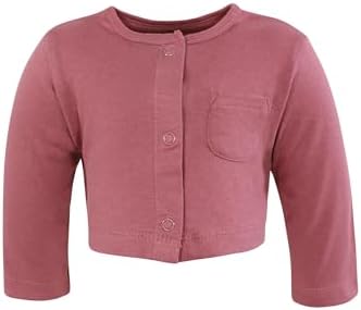 Hudson Baby Infant and Toddler Girls Cotton Dress and Cardigan Set - Image 5