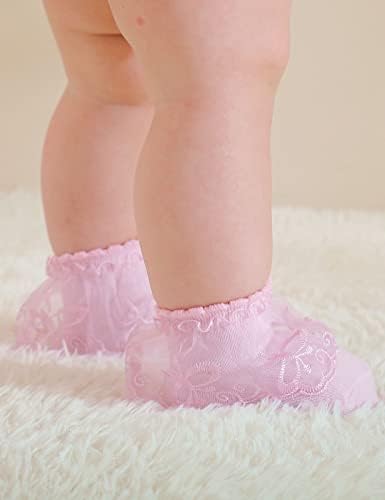 PrinceSasa Little Baby Girl Princess Lace Ruffles Socks Set - Image 2