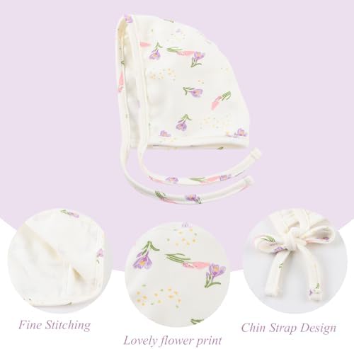 Yuoahcn Newborn Hats for Baby Girls Boys Cotton Beanie Soft Infant Hat - Image 5