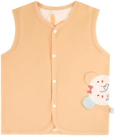 Baby Vest for Girls&Boys, Cotton Reversible Vest Coat for Spring & Autumn by CHICKIDDOS