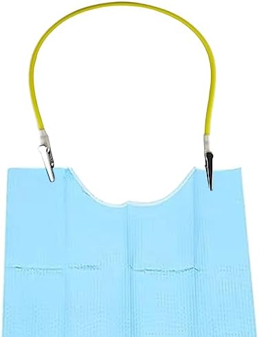 GXXMEI 12PCS Bib Holder Clip Napkin Dental Bib Clips Silicone Colorful Dentist - Image 3
