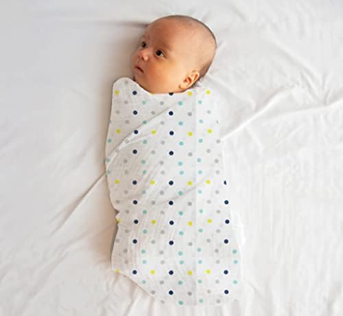 100% Muslin Swaddle Blankets, Baby Swaddling Blankets - Image 4