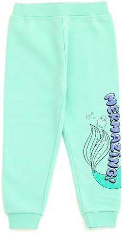Disney Girls' Fleece Hoodie and Jogger Set - Image 4