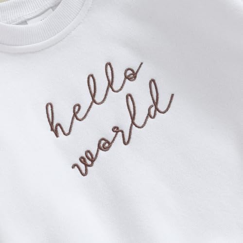 VISGOGO Newborn Infant Baby Boy Oversized Romper Sweater Bodysuits Coming Home - Image 7