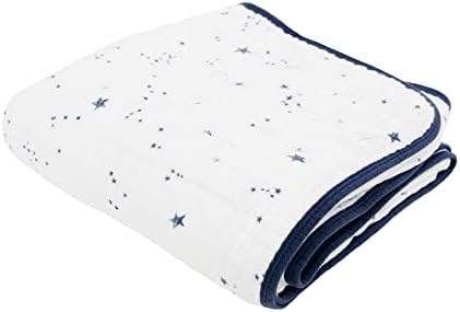 Little Unicorn Muslin Quilt Blanket | 100% Cotton Soft Multi-Layered Muslin by LittleUnicorn