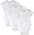 HonestBaby unisex-baby 3-pack Short Sleeve Bodysuits One-piece 100% Organic by HonestBaby