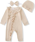 Mikrdoo Newborn Baby Girl Clothes Long Sleeve Romper by Mikrdoo