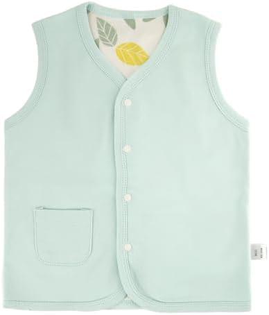 Baby Vest for Girls&Boys, Cotton Reversible Vest Coat for Spring & Autumn - Image 2