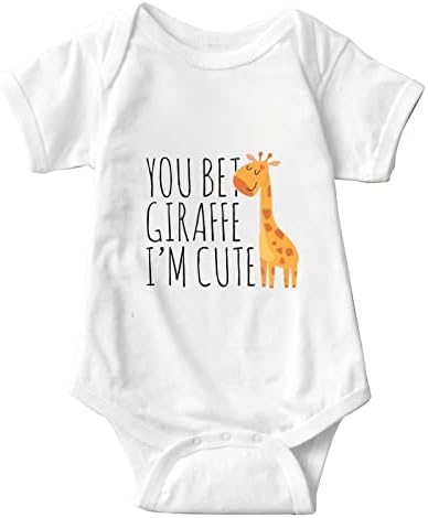 listery Funny Baby Clothes Boy Cute Giraffe Baby Funny Newborn by listery