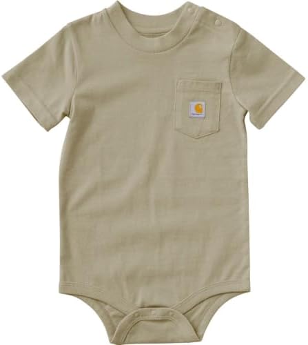 Carhartt Kid's CA5027 Short-Sleeve Pocket Bodysuit by Carhartt