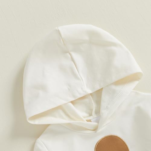 Infant Baby Boy Fall Winter Clothes Outfit Hooded Long Sweatshirt Pant Set - Image 3