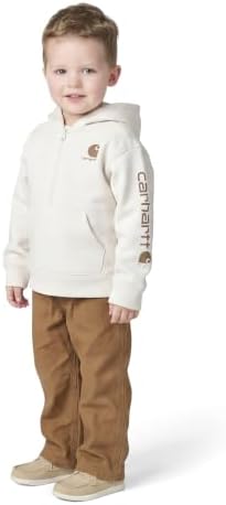 Carhartt Kid's CA6873 Half-Zip Logo Sweatshirt - Image 6