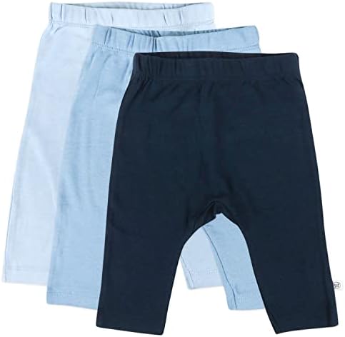HonestBaby Unisex-Baby Multipack Harem Pants Roomy Fit Pull on Bottoms 100% by HonestBaby