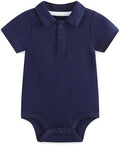 Baby Girl Collared Onsie Polo Bodysuit Boy Cotton Romper Short Sleeve 0~24M by Unknown