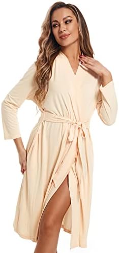 Maternity Robe with Matching Swaddle Blanket Set, Maternity Barhrobe Delivery - Image 3