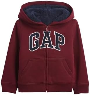GAP Baby Boys' Cozy Logo Full Zip by GAP