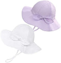 Baby Girl Sun Hat Kids Summer Beach Wide Brim Hats Toddler Bucket Hat by Weradau