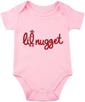 Little Nugget Bodysuit Baby Funny Lil Nugget Baby Bodysuit Chicken Bodysuits by Unknown