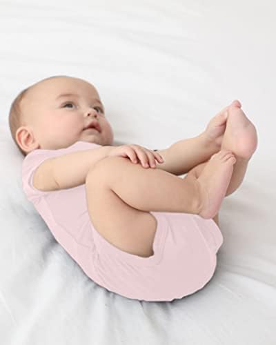 Kids Rayon of Bamboo Pajamas Set Short Sleeve Button Shorts Ages 0-24 - Image 5