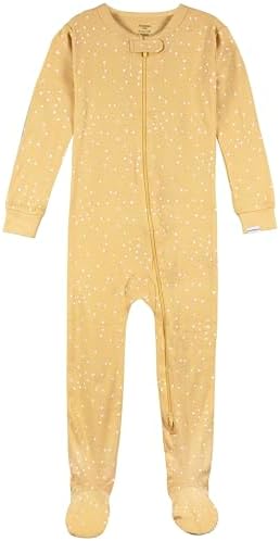 Gerber Baby Boys & Girls 4-Pack Footed Pajamas - Image 5