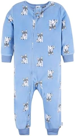 Gerber Baby Boys 3-Pack Fleece Footless Pajamas - Image 2