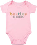 Besties Just Like Our Moms Baby Bodysuit Best Friend Baby Bodysuit Mom Besties by Unknown