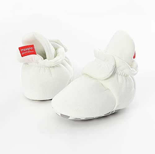 HsdsBebe Unisex Newborn Baby Cotton Booties Non-Slip Sole - Image 4