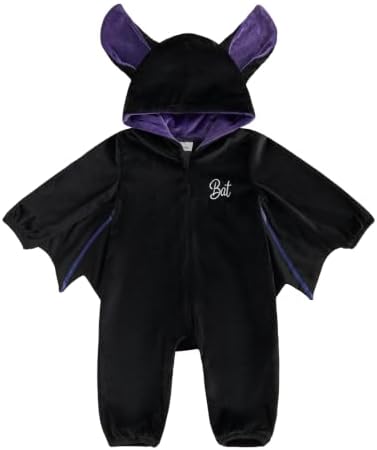 Monster Inc Halloween Baby Boy Girl Outfit Hoodie Rompers Newborn Jumpsuit by Mieeyali