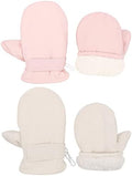 Toddler Gloves Kids Mittens Winter Warm Lined Fleece Gloves Waterproof Snow by Slivery+Color