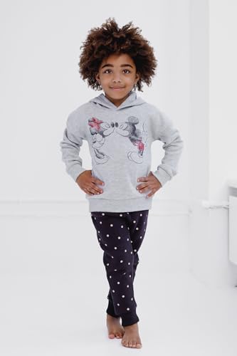 Disney Girls' Fleece Hoodie and Jogger Set - Image 2