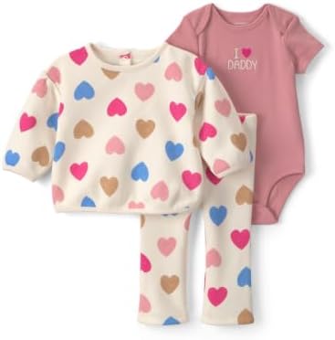 Carter's Baby Girls' 3-piece Bodysuit Pant Sets by Carters
