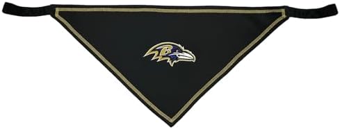 Pets First NFL Baltimore Ravens TIE Bandana, Size Small/Medium. Dog Bandana - Image 2
