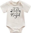 Newborn Infant Baby Bodysuit Funny Letters Print Clothes Short Sleeve Romper by Unknown