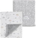 CREVENT 2Pcs 30''X40'' Cute Cozy Fluffy Warm Baby Blankets by CREVENT