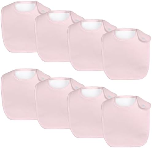 8 Pack Baby Bibs Unisex Adjustable by Unknown