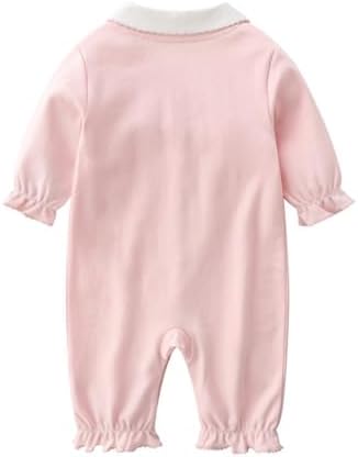 Infant Baby Girl Long Sleeve Romper Cotton Cute Style Newborn Toddler Jumpsuit - Image 2