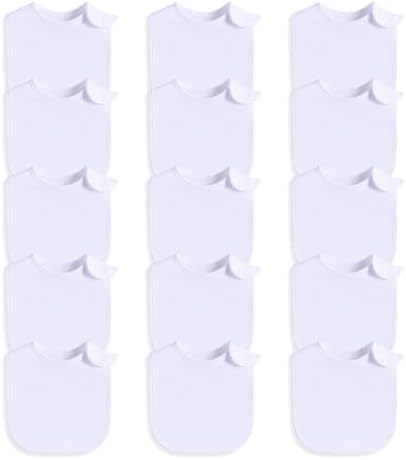 8 Pack Baby Bibs Unisex Adjustable by Unknown