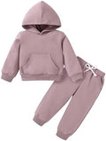 Happy Town Baby Fall Outfits for Girl Boy Long Sleeve Hoodie Top and Long by HappyTown