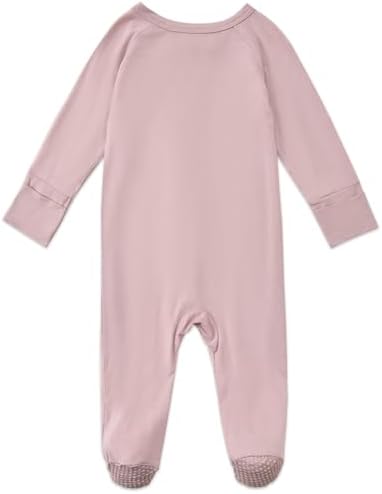 Aablexema Baby Rayon of Bamboo Footed Pajamas Zipper - Image 4