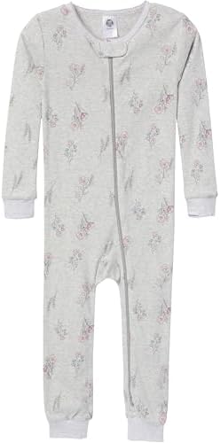Gerber Baby Girls 3-Pack Snug Fit Footless One Piece Cotton Pajamas - Image 4