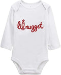 Little Nugget Bodysuit Baby Funny Lil Nugget Baby Bodysuit Chicken Bodysuits by Unknown