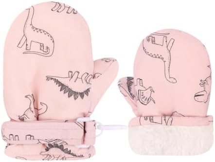 Infant Baby Toddler Winter Mittnes Lined Fleece Snow Gloves - Image 2