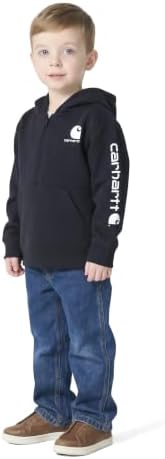 Carhartt Kid's CA6873 Half-Zip Logo Sweatshirt - Image 7