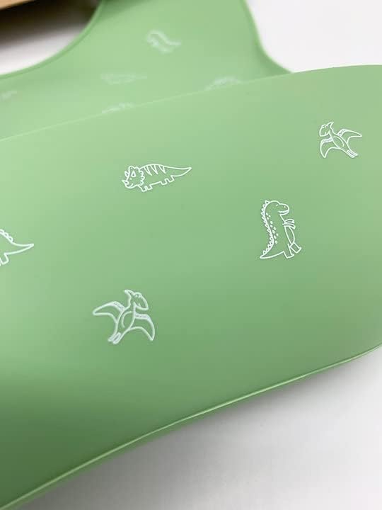 Silicone Baby Bibs Adjustable Fit Baby Bib Waterproof Bibs Baby Eating Supplies - Image 3