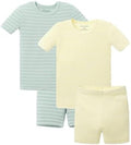 AVAUMA Stripe Pattern Baby Boys Girls Pajama Set Kids Toddler Snug fit Ribbed by AVAUMA